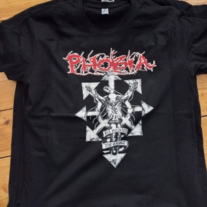 Phobia, grind core, t-shirt, merch