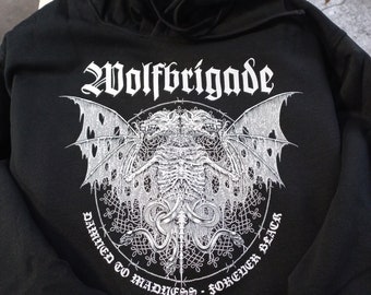 WOLFBRIGADE hoodie, hardcore, crust, d-beat, metal punk, merch