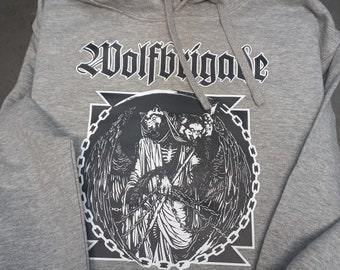 Wolfbrigade - Run with the hunted, merch, Sweden, punk, hoodie