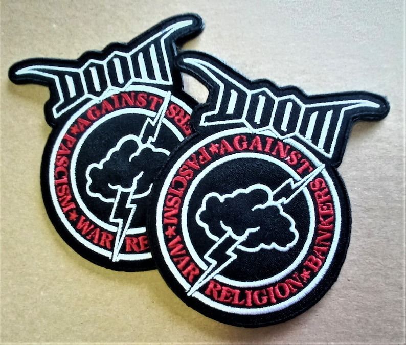 Doom - Against, Embroidered Backpatch, Merch, Punk, Crust, D-beat - Etsy