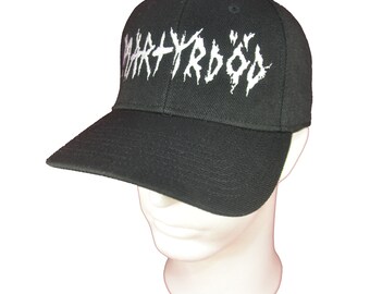 MARTYRDÖD - logo, cap, crust, punk, embroidered logo