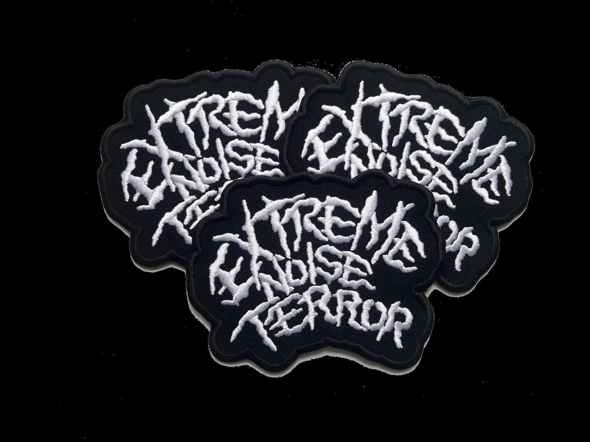 Extreme Noise Terror, Logo, Embroidered Patch, Crust, D-beat