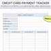 Printable Credit Card Payment Tracker / Printable Debt Tracker / PDF ...