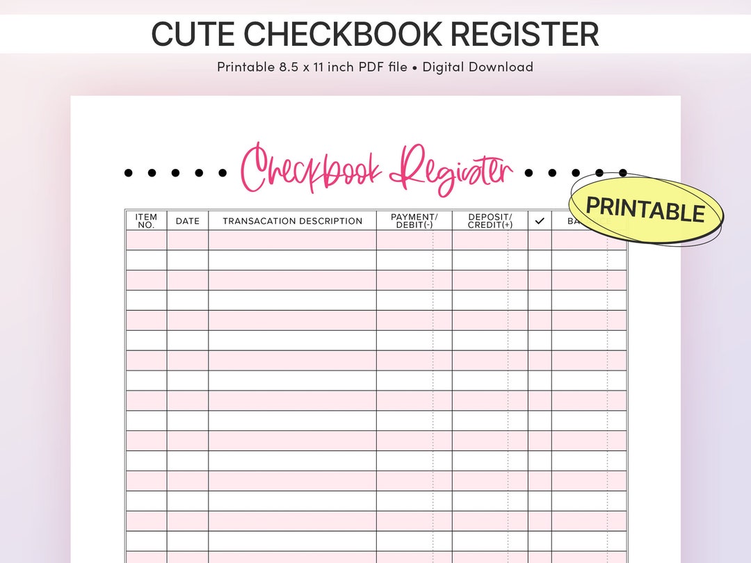 Printable Checkbook Register - Il 1080xN.4796824231 3h2s 