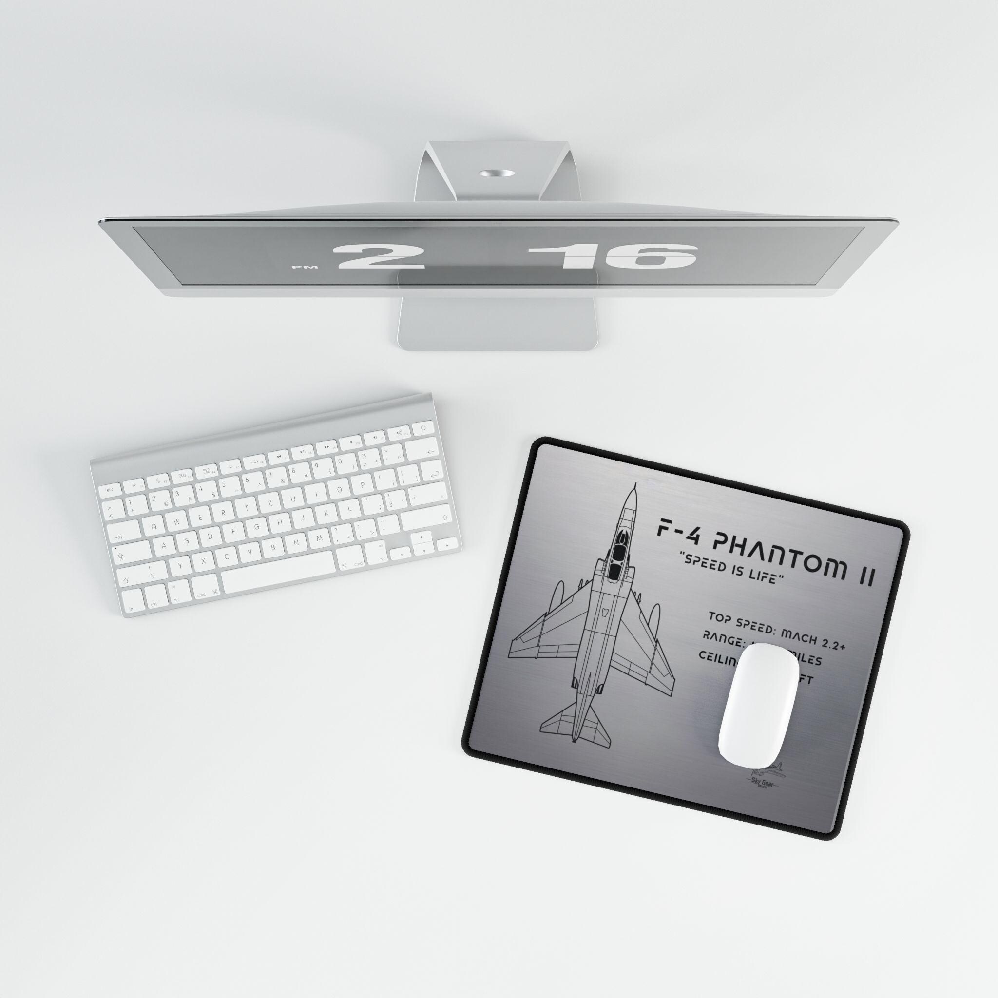 F4 Phantom II Mouse Pad | USAF Fighter Jet Desk Mat | Pilot Gifts ...