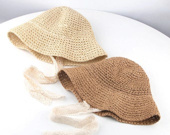 Baby Beach Sun Summer Straw Hat