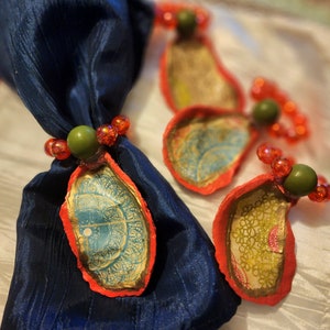 Sea Shell Napkin Rings - Etsy