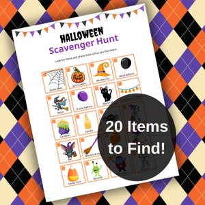 Halloween Scavenger Hunt Kids