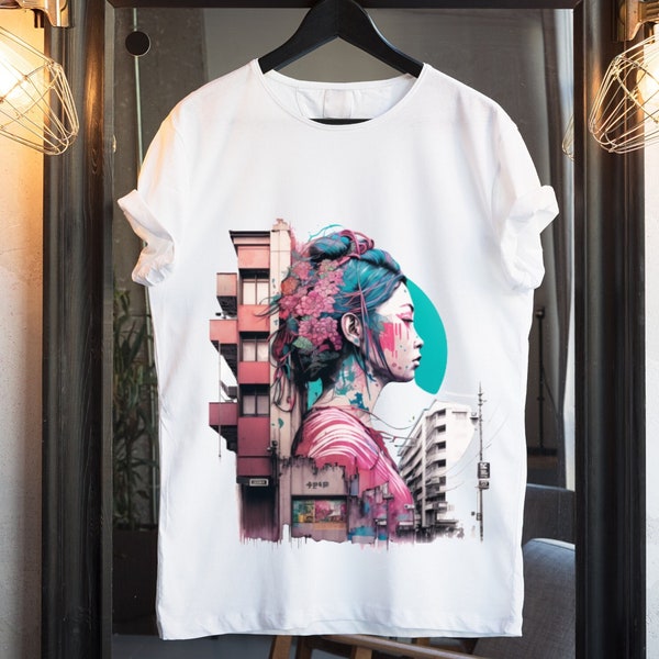 Tokyo street art graphic, Tokyo street art, Japanese fashion, Artistic apparel, Streetwear, Tokyo vibes, Pop art, Youth culture, Trendy wear