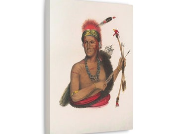 Enveloppements de galerie de toile - Pow-A-Sheek A Fox Chief