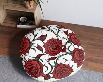 Tufted Floor Pillow, Round