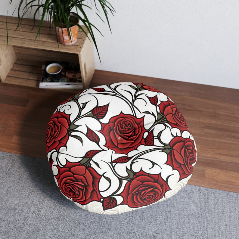 Coussin de sol touffeté, rond image 1