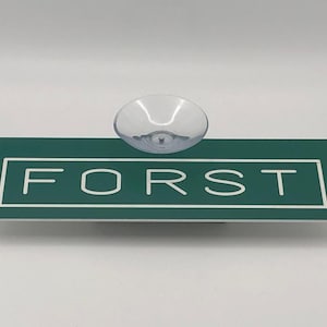 Cartello per auto con ventosa, foresta