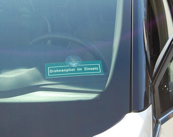 Hunter Schild mit Saugnapf, Jagd-Autoschild für Jäger aus Aluverbundma Hunter Schild mit Saugnapf, Jagd-Autoschild für Jäger aus Aluverbundma