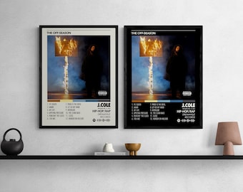 J. Cole - The Off Season Poster – Hip Hop Album Art Print  Digital Download A3 Physical
