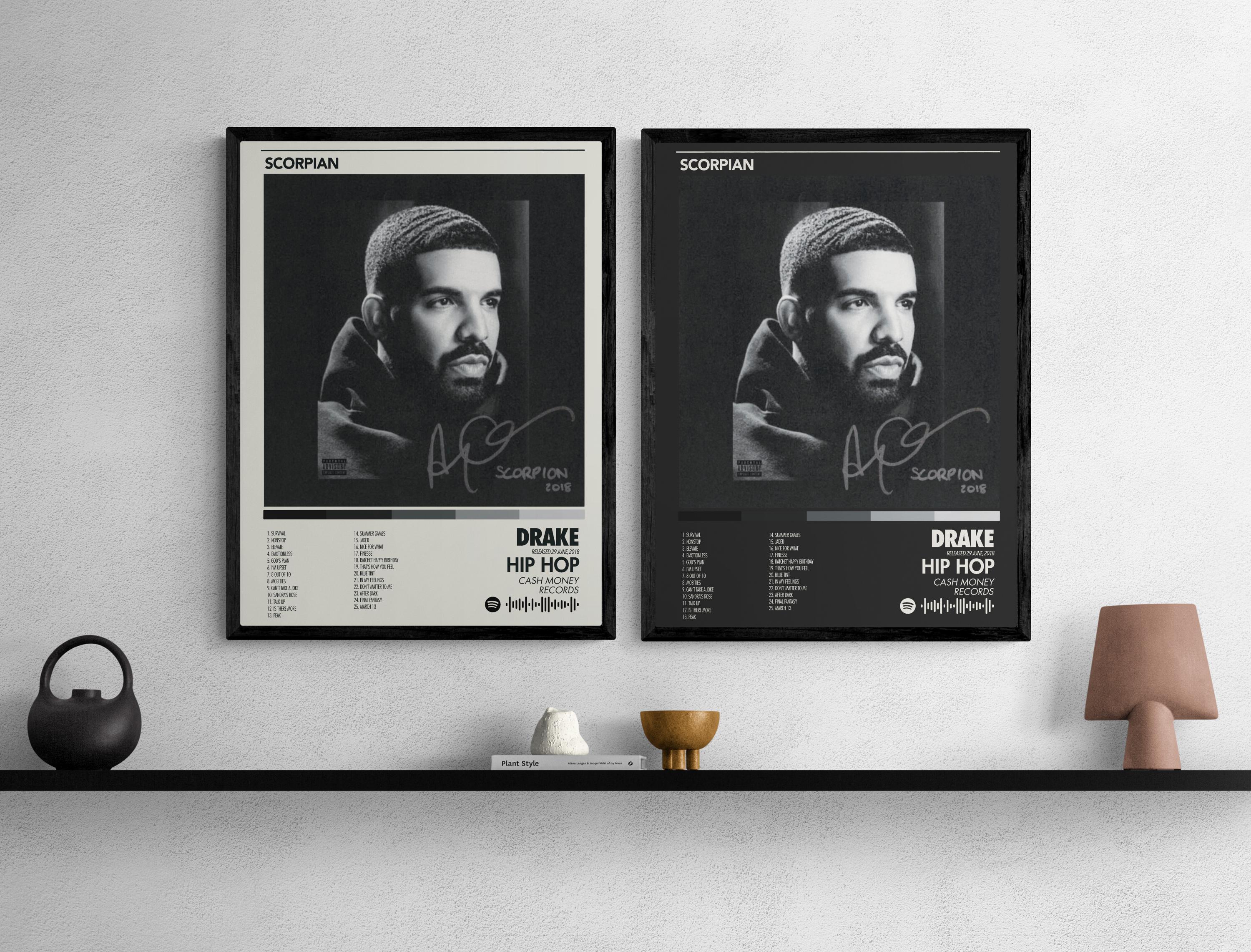 Drake - Scorpion Poster – Hip Hop Album Art Print Digital Download