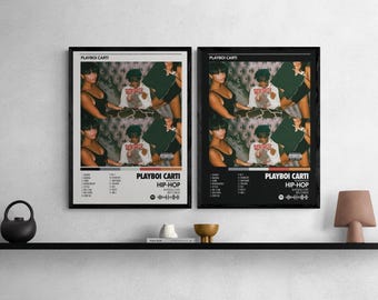 Playboi Carti Album Poster: Black & White Wall Art (Digital Download)