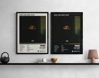 Drake - Dark Lane Promo Tapes Poster – Hip Hop Album Art Print Digital Download Physical