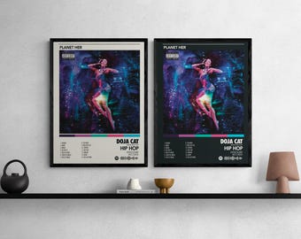 Doja Cat - Planet Her Album Poster: Black & White Digital Download