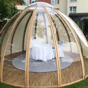 Outdoor Dome Stable tents, mobile structures for catering, events and glamping. Modern design, sustainable, flexible in use image 6