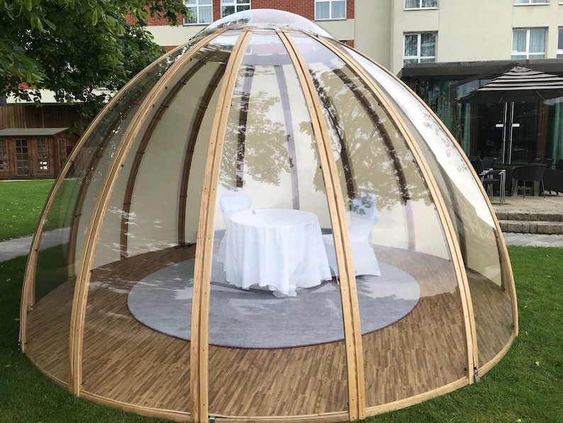 Outdoor Dome Stable tents, mobile structures for catering, events and glamping. Modern design, sustainable, flexible in use image 6