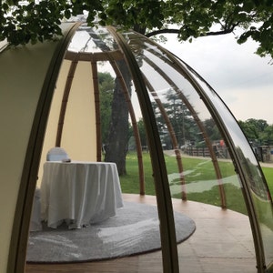 Outdoor Dome Stable tents, mobile structures for catering, events and glamping. Modern design, sustainable, flexible in use image 2