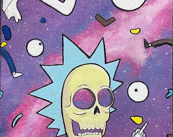 Exploderende Rick Sanchez van Rick and Morty