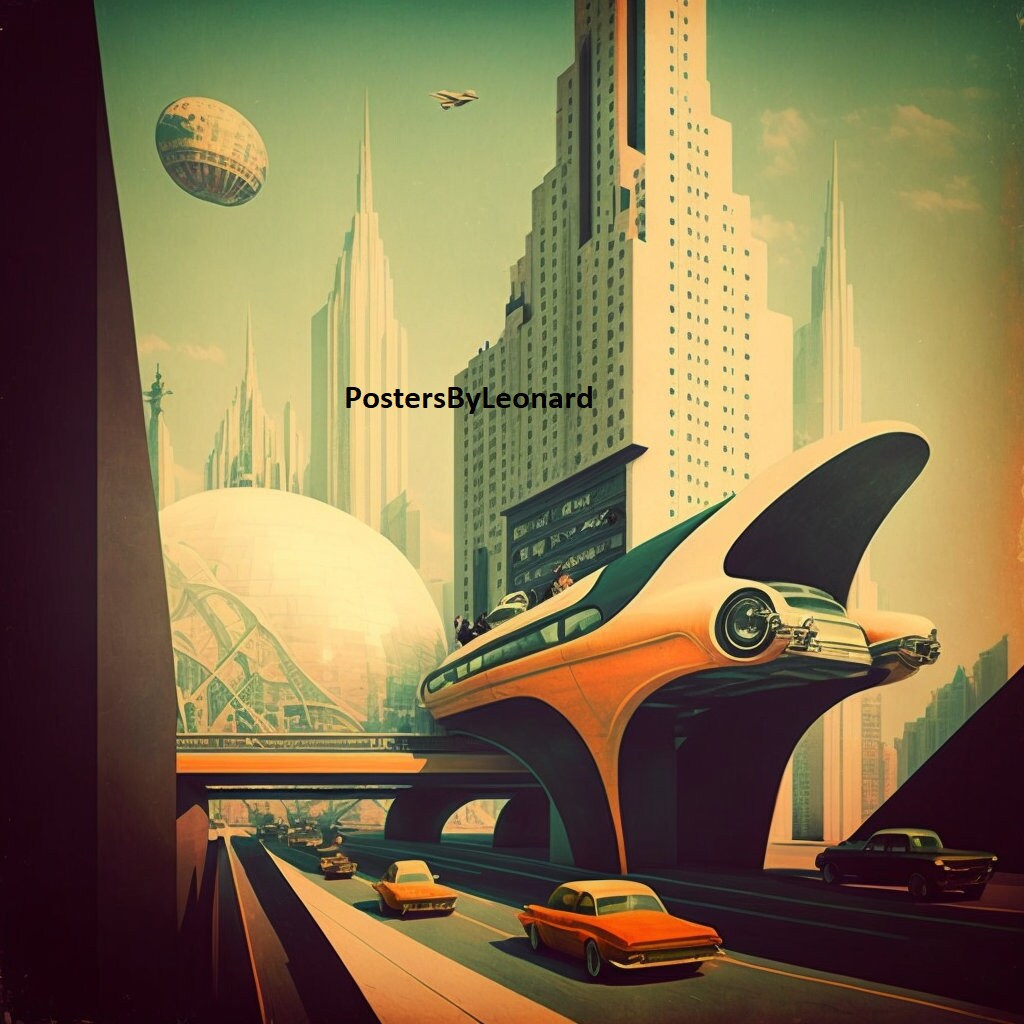 Retro Futuristic Art