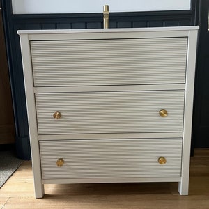 Fluted Draw Vanity Unit | Various Farrow & Ball colours