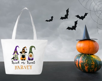 Sacs personnalisés Trick or Treat, sacs cadeaux d’Halloween, sacs fourre-tout d’Halloween, Disney Halloween, Custom Trick or Treat, accessoires d’Halloween