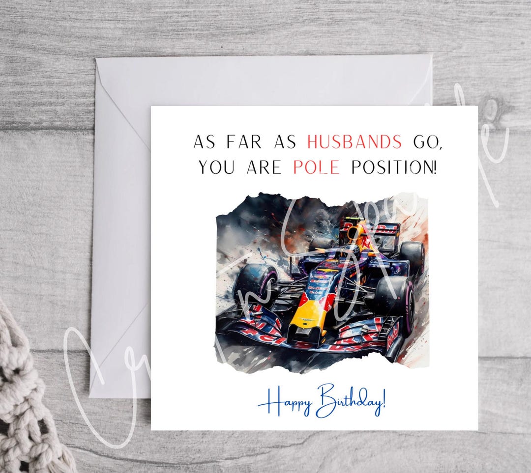 Red Bull Racing Card Formula 1 Card | F1 Card | Racing Car | Red Bull | Red Bull Racing ...