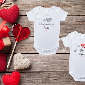 My 1st Valentine, My First Valentine, Valentine baby vest/ kids t-shirt