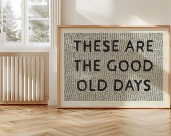 FRAMED Love Actually Is All Around Love Letter: RED Homely Vintage Style Wall Art Trendy Unique