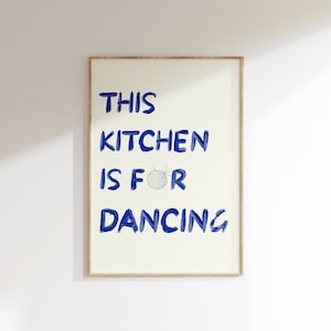 Keuken Dansen Print Minimalistisch, Retro Wall Art Disco Ball Poster Trendy Keuken Pantry Prints Bar Cart Art Kitchen Decor Digitale Download