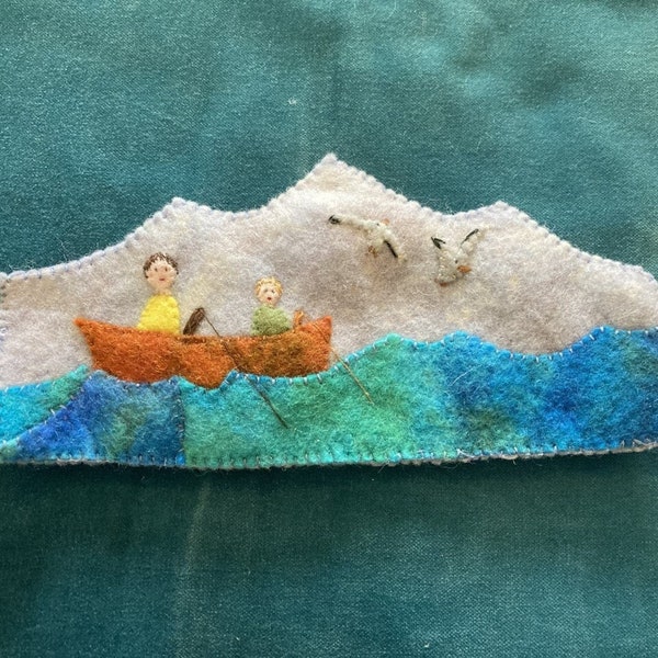 Wool Felt Crown Etsy