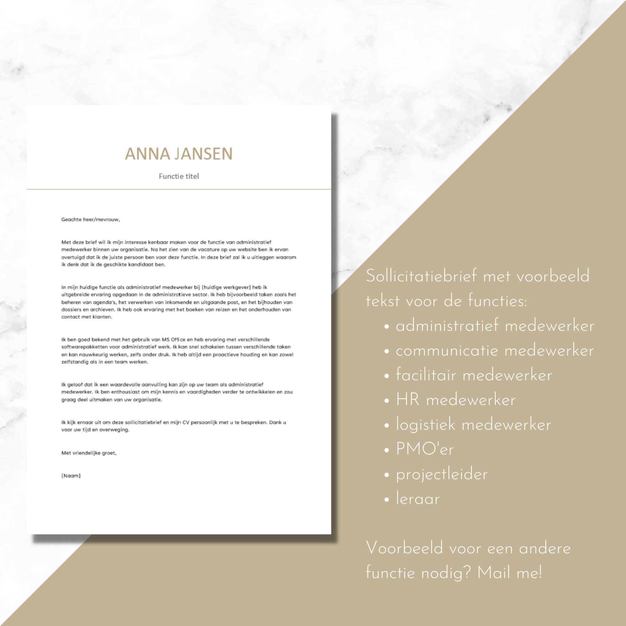 Dutch Resume Template Dutch Cv Template Professional Etsy Ireland