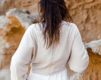 Organic cotton wrap top（white） il_1080xN.6012807305_5y7i.jpg