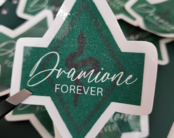 Dramione Forever Sticker: Handmade Fanfiction Laptop Decal