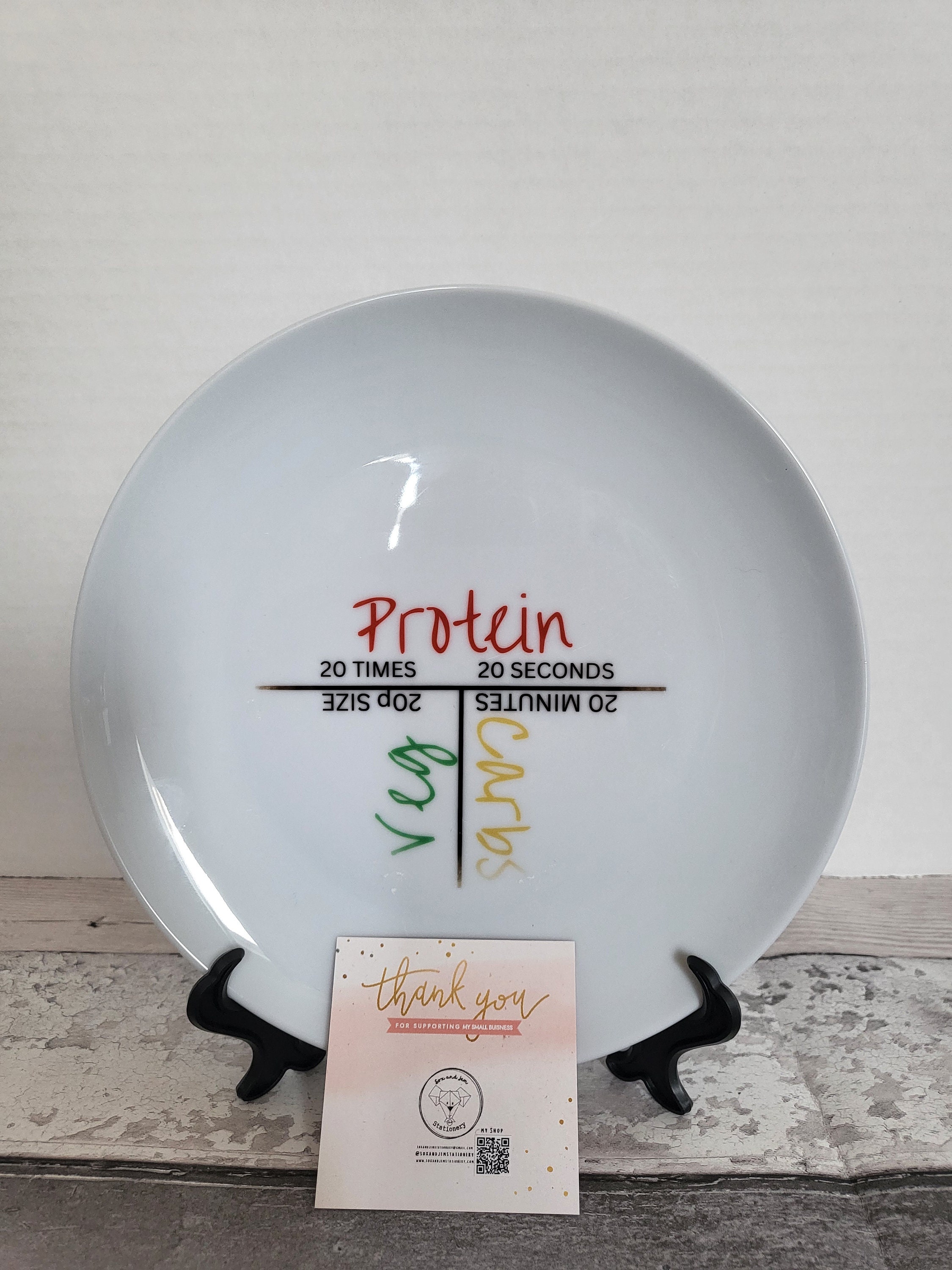 Nhs Bariatric Surgery Ceramic Portion Plate Post Surgery Portion Plate NHS Guidelines Plate 8