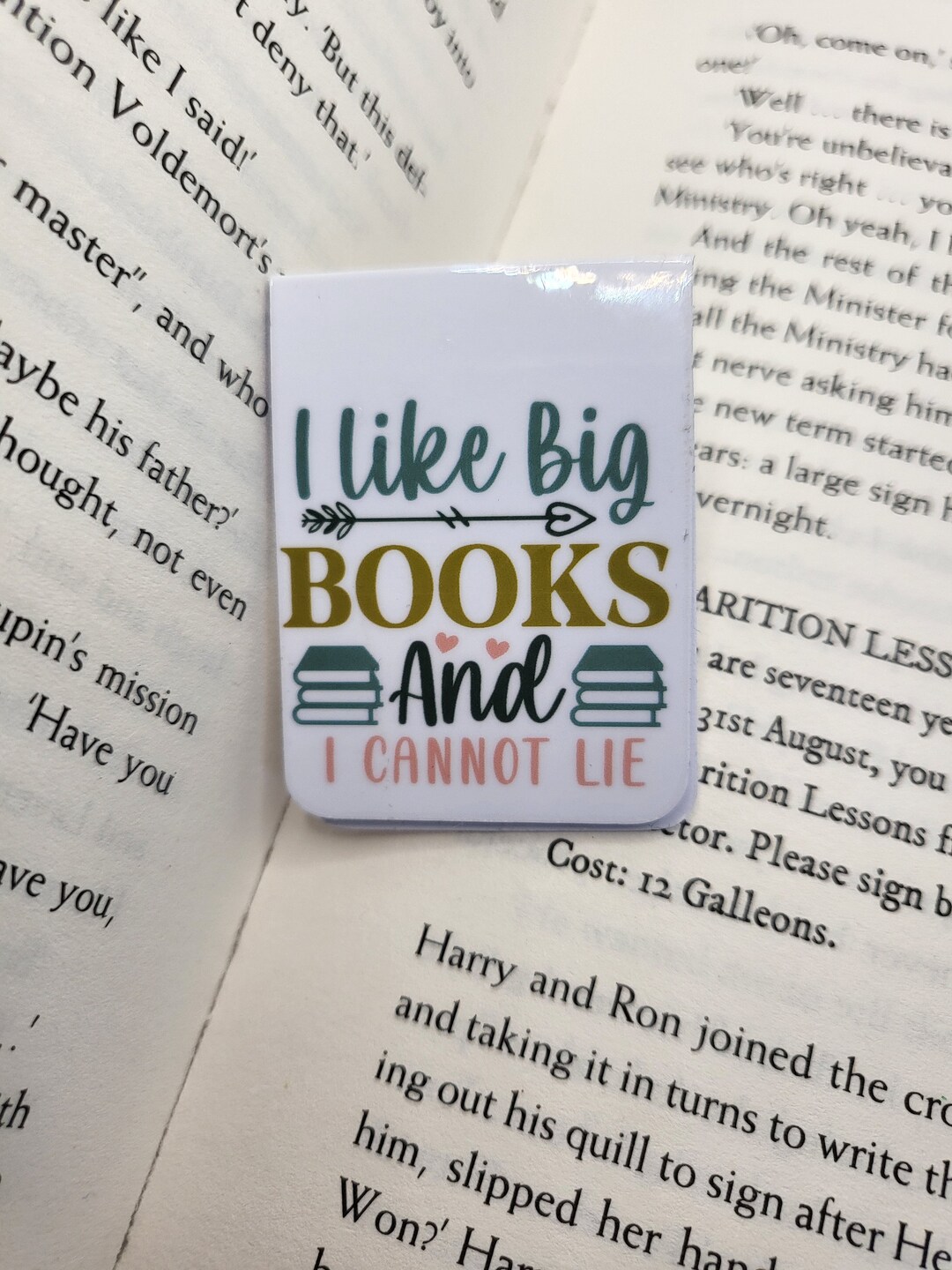 I Like Books Magnetic Bookmark | Bookish Bookmark | Book Lovers ...