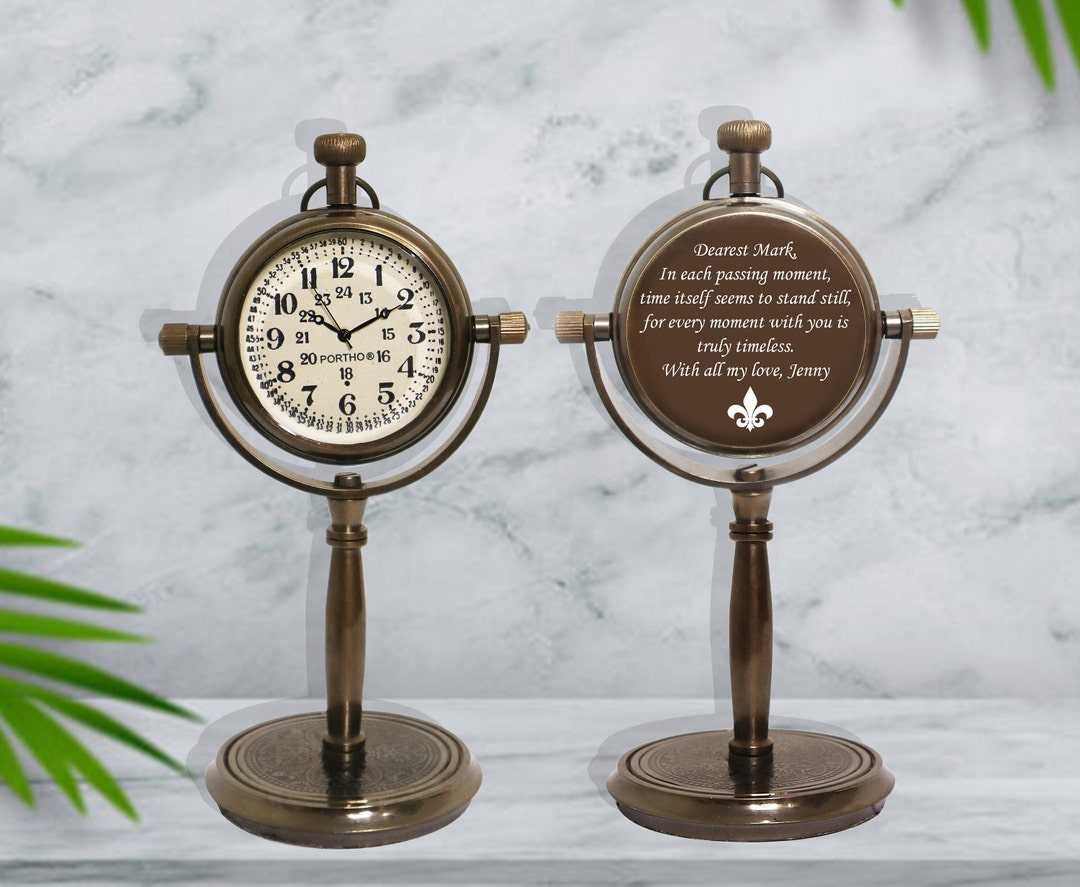 Buy Personalized Gift Desk Clock Unique Table Clocks for Gift Heartfelt ...