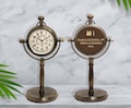 Personalized 6th Anniversary Gift Desk Clock, Celebrating Six Years of Love and Togetherness, Iron Anniversary Gift for Husband & Boyfriend