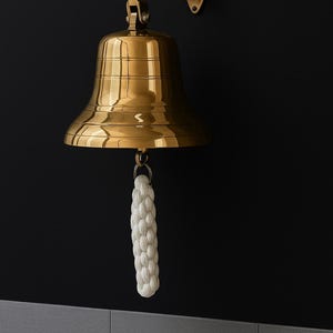 Personalized Engraved Brass Bell - Custom Antique Bell for - Engraved ...