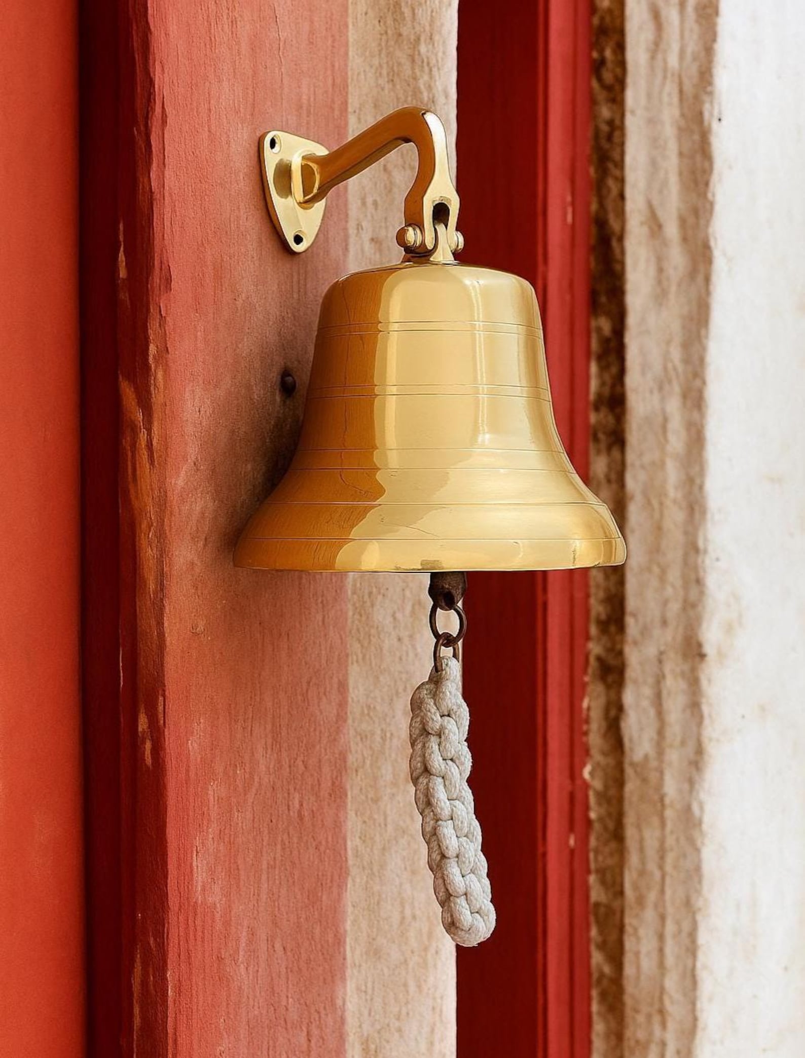 Personalized Engraved Brass Bell - Custom Antique Bell for - Engraved ...