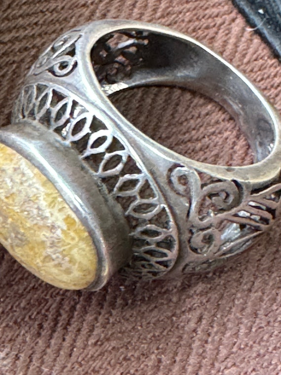 Vintage Rare silver ring - image 4