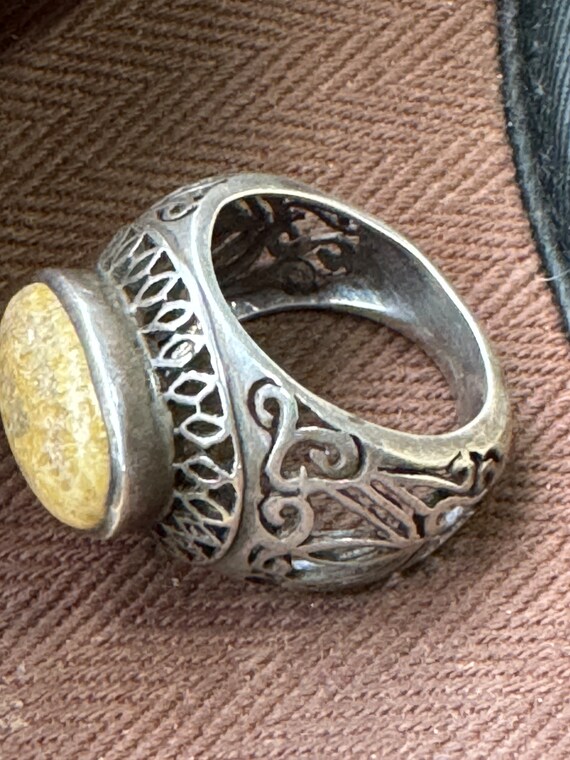 Vintage Rare silver ring - image 2