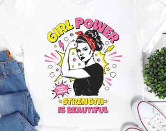 Women's Power T-Shirt Sweatshirt Hoodie Girl Power Feminism Emancipation Gift For Women Gift Idea