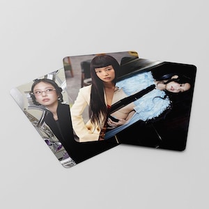 Jennie Kim Bias Solo Concept, faite par les fans, Cartes photo lomo Kpop