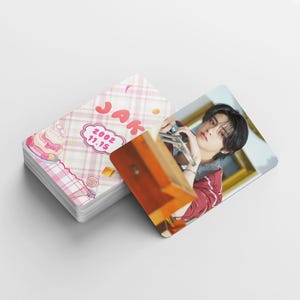 Jake Sim Jaeyun Solo Concept Lomo Photocards with Stickers