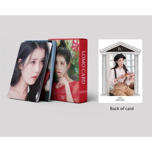 IU Uaena Lilac and Season's Greeting 2023 MUSEUM Cartes photos Lomo réalisées par des fans
